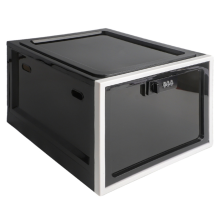 Medicine Lock Box, Cell Phone Box Lockable Storage Refrigerator Food Tablet Cabinet,Black