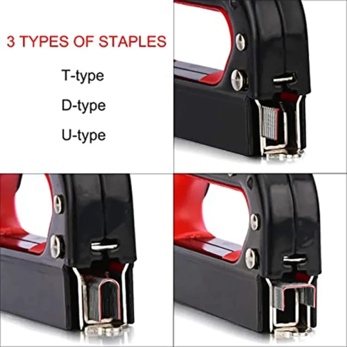 Nail Stapler DIY Construction Upholstery Staple with 3000 Staples Home Decor Carpentry Tool 1