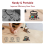 14pcs Power Nuts Driver Drill Bit Tools Set Metric Socket Wrench Screw 1/4 Inch Hex Keys, and 6pcs 3
