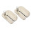 2pcs Stainless Steel Leather Pulling Board Practical Cutting Ruler Tool Cut Pricking Iron Auxiliary Accessories 8