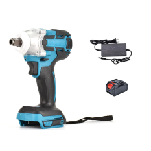 520N.M Cordless Electric Impact Wrench Brushless Hand Drill Socket Power Tool for 1Battery EU Plug