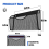 Magnetic File Holder 3 Pockets Folder Organizer, Office Hanging Magazine Rack for Refrigerator, White Board 6
