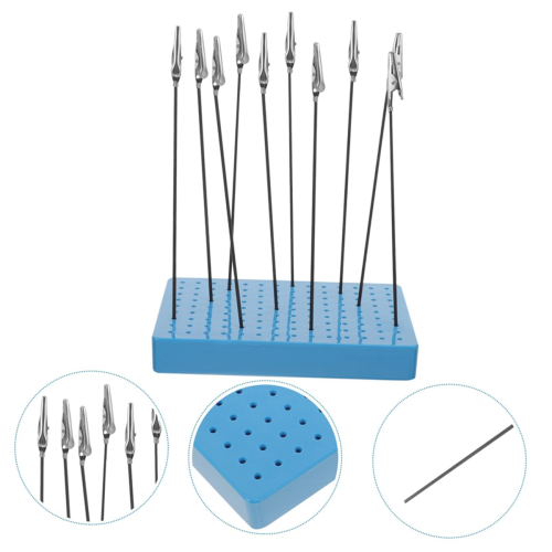 Superior Quality Alligator Clips & Spraying Clamp Base Set, Model Stand Tool Featuring 1 Set Coloring 2