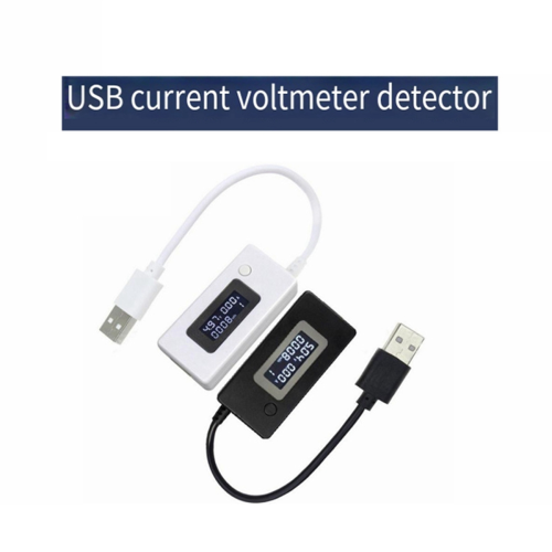 DC 4-30V LCD USB Detector Voltmeter Ammeter Mobile Power Charger Capacity Tester Meter Voltage Current B 1