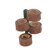 Human Body 4-Piece Artery Model, Anatomical Replica Sclerosis and Thrombus Blood Vessel Model