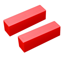 2Pcs Coin Slab Storage Box Compatible with 20 Holders, Plastic for Collectors Red