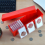 2Pcs Coin Slab Storage Box Compatible with 20 Holders, Plastic for Collectors Red 5