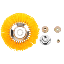 8 Inch Universal Grass Trimmer Head Nylon Wire Wheel Brush Weeder Rotary Weed for Garden Lawn