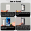 4Pcs 1/2Inch Single Gang Outlet Box Extender,Electrical Extender Receptacle Extension Gray 4