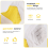 Beekeeping Gloves Tools White Leather Golden Yellow Mesh Short Breathable Bee Protection 6