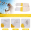 Beekeeping Gloves Tools White Leather Golden Yellow Mesh Short Breathable Bee Protection 5