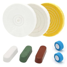 6inch Buffing Polishing Wheels,for Bench Grinder,with Cutting Compounds,with Non-Woven Bandage