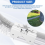 4 Pack Gutter Downspout Extensions Hinges Extension for Rectangle or Square 5
