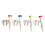 New Upgrade Golf Tee with Package Set Seat Internet Celebrity Plastice for Height Adjusted 8