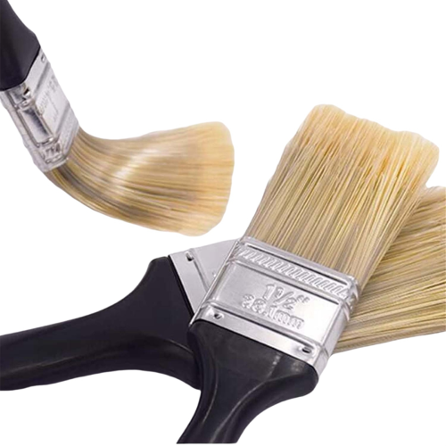 10 Pieces 2 Inch Paint Brush,Flat Brushes Professional Tools with Treated Plastic Handle for DIY 2