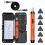 Electric Screwdriver Set Precision Power Tool Kit Rechargeable Wireless Mini Small Bits for Mobile Cell Computer Orange 1
