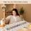 32.8 X 12 Inch Crossstitch Frame, Embroidery Scroll Wooden Needlework Stand, Clip Tool 4