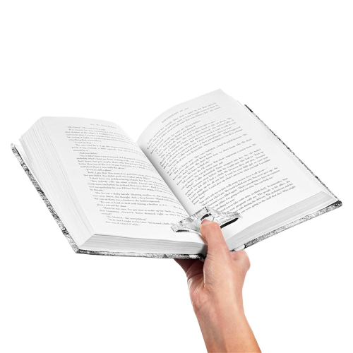 Clear Page Spreader (Medium - 20 Mm) Thumb Ring Holder Transparent Bookmark Reading Accessories 2