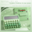 Desktop 12 Digit Cute Calculator, Mechanical Switch Design, Large LCD Display Big Button Calculator,Gradient Pink 4