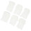 6PCS Billiards Table Net Pocket White Durable 10