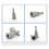 Wire Twister Tool for Drill, 3Pcs Stainless Steel Hex Shank Cable Twisting Electrical Power Drill Drivers Tools 7