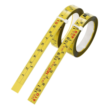 2 Packs Steel Self-Adhesive Measuring Tape, Right to Left Reading 410cm or 161-Inch Imperial and Metric Ruler Tape