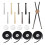 Bolo Tie Findings DenimTie Replacement End Cap Kit for DIY Making 8