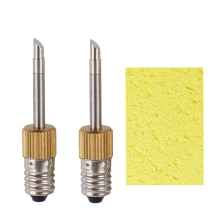 2 Pcs Soldering Iron Tip with E10 Interface Welding Tips USB Tools Set C Type