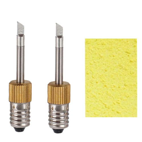 2 Pcs Soldering Iron Tip with E10 Interface Welding Tips USB Tools Set K Type