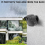 2PCS Silicone Protective Case for 4 Security Camera Cover Weatherproof Weather-Resistant 5