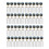 Pool Cue Tip Replacements with White Ferrule, Screw-on Tip, Black 8 Table 8