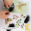 60 Sheets Sun Print Paper Cyanotype Kit, A6 Art with 1 Plastic Tool for Printing, Solar 5