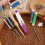 13Pcs Punch Needle Kit,Punch Tool Adjustable Embroidery Kits Wooden Handle Pen for Floss 3
