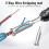 4Pcs Wire Twister Tool for Drill, Stripper Connector Driver,Cable Quick Stripping Tools 2