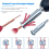 4Pcs Wire Twister Tool for Drill, Stripper Connector Driver,Cable Quick Stripping Tools 7