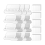 File Folder Tabs, 100 Sets Hanging Labels 2Inch Plastic Tabs and Inserts for Folders 2