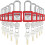 Lockout Tagout Locks Set,10 PCS Safety Padlocks,Lock Out Tag Padlocks for Electrical 8