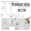 12Pcs Peg Board Hooks, Accessories, Long Hooks Set Metal Storage Tool Waterproof Home Office 3