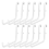 12Pcs Peg Board Hooks, Accessories, Long Hooks Set Metal Storage Tool Waterproof Home Office 1