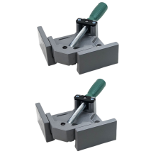 2PCS Right Angle Clip Clamp Single Handle 90 Degrees Adjustable Swing Jaw for Carpentry Frame Metal Welding