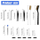 3D Printer Nozzle Cleaning Kit, 20 Pins/Needles 2 Wire Brushes L-Shaped Wrenches Tweezers 3