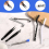 3D Printer Nozzle Cleaning Kit, 20 Pins/Needles 2 Wire Brushes L-Shaped Wrenches Tweezers 4