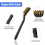 3D Printer Nozzle Cleaning Kit, 20 Pins/Needles 2 Wire Brushes L-Shaped Wrenches Tweezers 2