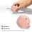 Mini Timer Rotate Dodecagon Rechargeable Sound Vibrate Light Alarm Flip Countdown for Timemanager Pink 7