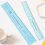 2pcs Ceramic Shrinkage Scale Set Plastic Soft Ruler DIY Shaping Multifunctional Drawing Measurer Pottery Tools B 3