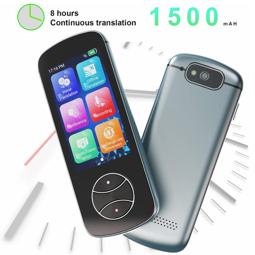 Language Translator Device No WiFi Needed, Instant Two Way with 137+ Languages 2