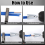 4Pcs Wire Twister Tool for Drill,6mm Twisting and 2-5 Way Stripper Drill, 4