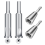 4Pcs Wire Twister Tool for Drill,6mm Twisting and 2-5 Way Stripper Drill, 2