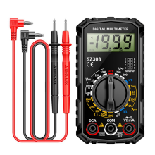 SZ308 Digital Multimeter Voltage Resistance Meter Current Electrician LCD Backlight Ohm Square Wave Test B