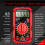SZ308 Digital Multimeter Voltage Resistance Meter Current Electrician LCD Backlight Ohm Square Wave Test B 2